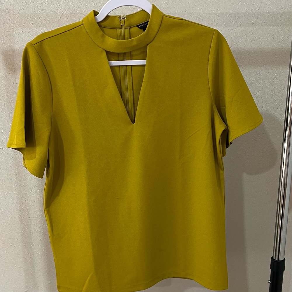 Ann Taylor Women's Tunic Green Size Medium-Preowned